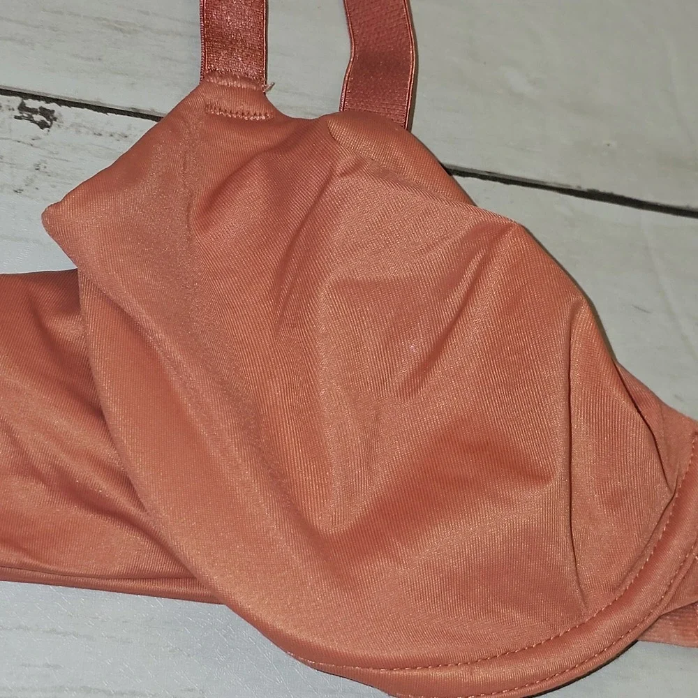 Auden Bra Womens 32B Pink Lightweight Demi Coverage Unlined Underwire Target NEW - Picture 3 of 8